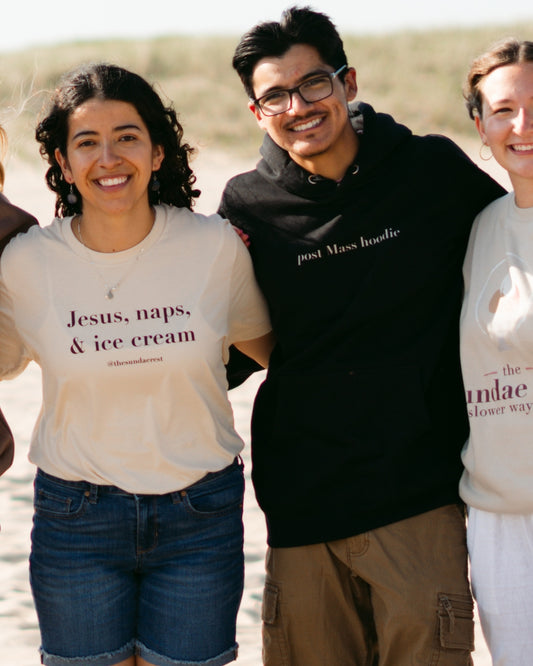 🙏 The Post-Mass Hoodie (Black)