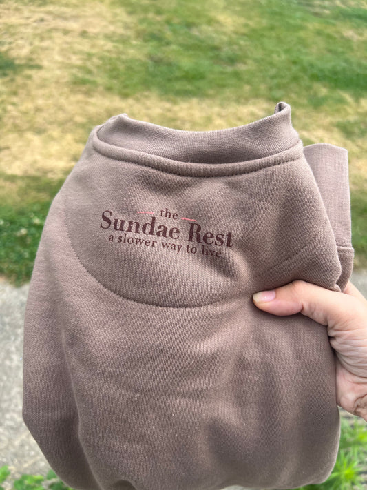 ☀️ Catholic Girl Summer Crewneck (Latte)