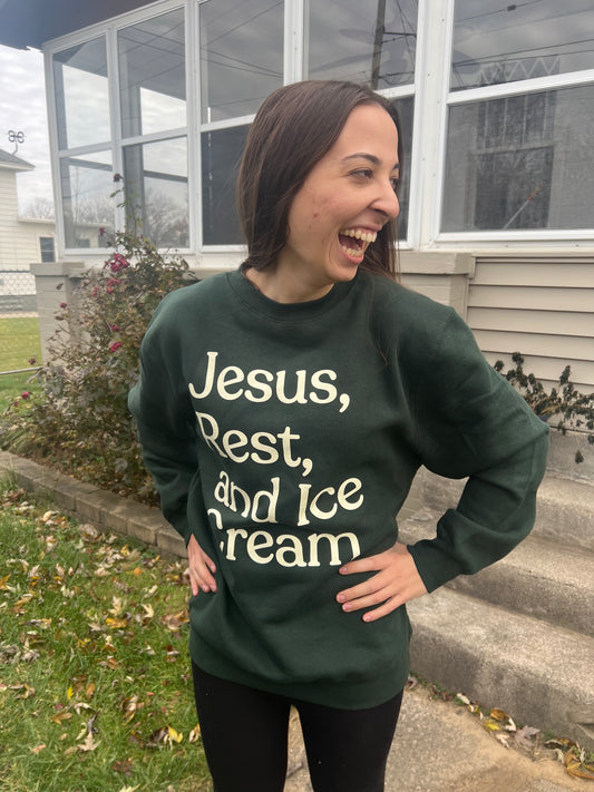 🤍PRE-ORDER: Jesus, Rest, and Ice-Cream Crew